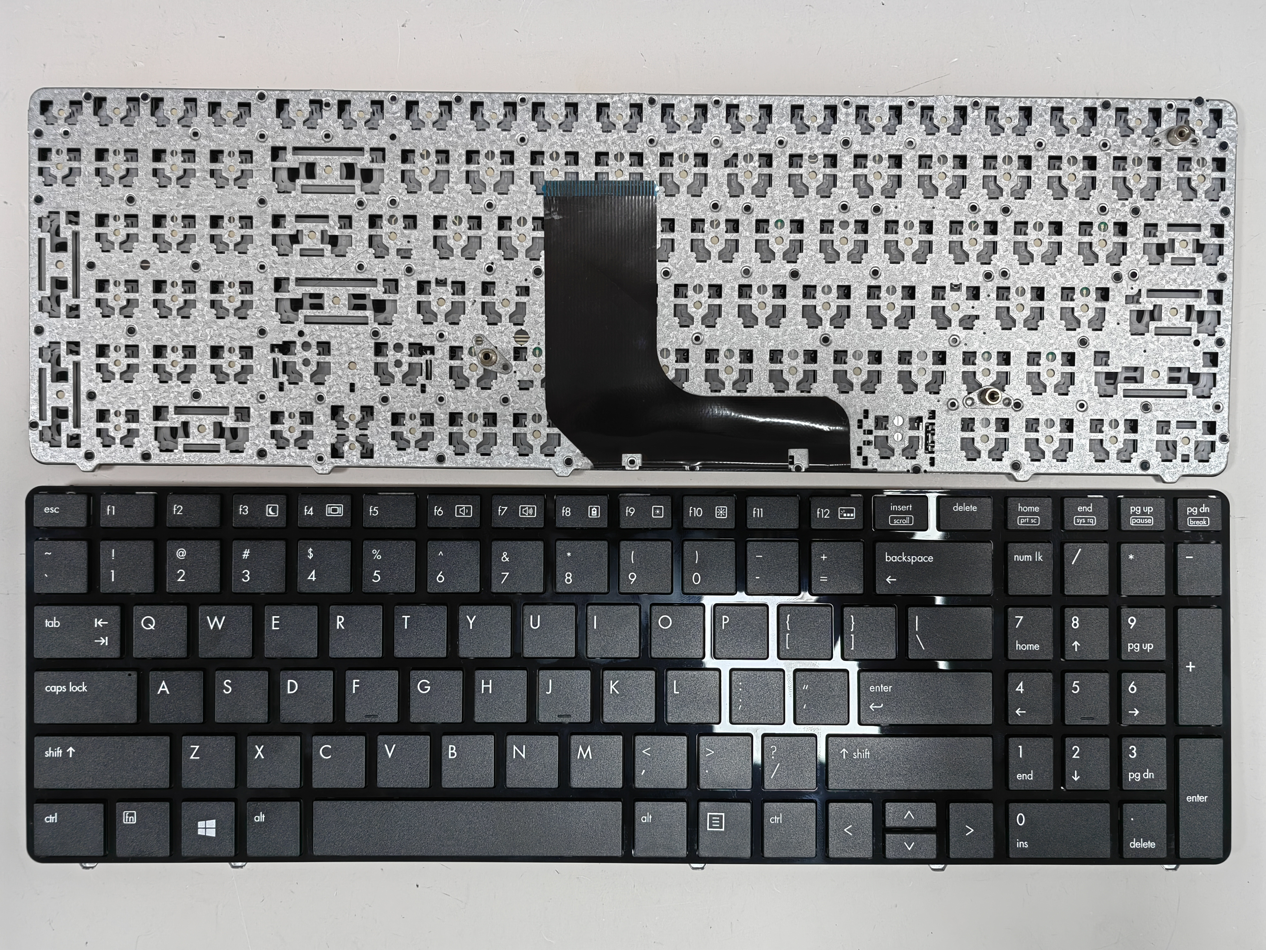 Picture of New Replacement Laptop Keyboard For HP 6560B/8560P BLACK FRAME BLACK (OEM) US Layout